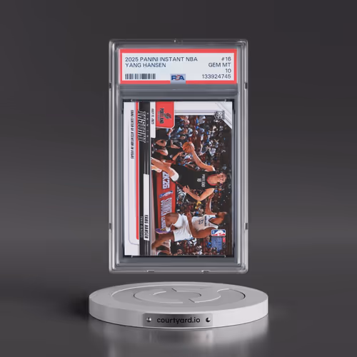 2025 Panini Instant NBA #16 Yang Hansen (PSA 10 GEM MINT)