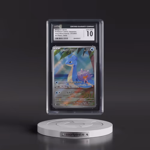 2025 Pokémon Sv9a-Heat Wave Arena #072 Misty's Lapras - Art Rare (CGC 10 GEM MINT)