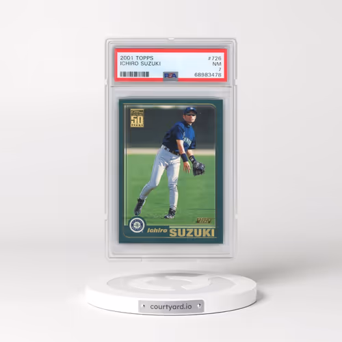 2001 Topps #726 Ichiro Suzuki (PSA 7 NM)