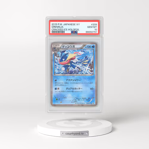 2015 Pokémon XY Promo #209 Greninja - Cracked Ice Holofoil (PSA 10 GEM MINT)