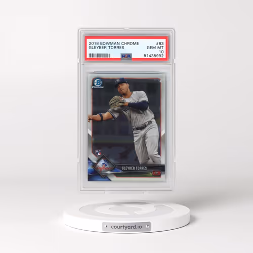 2018 Bowman Chrome #83 Gleyber Torres (PSA 10 GEM MINT)