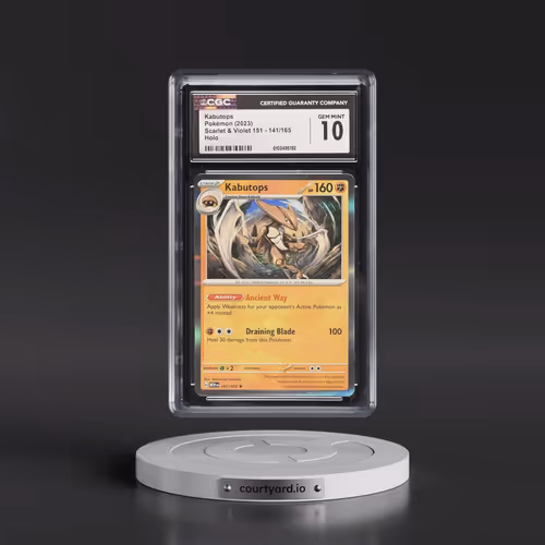 2023 Scarlet & Violet 151 - MEW EN #141/165 Kabutops - Holo (CGC 10 GEM MINT)