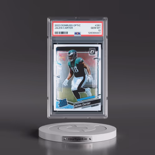 2023 Panini Donruss Optic #281 Jalen Carter (PSA 10 GEM MINT)