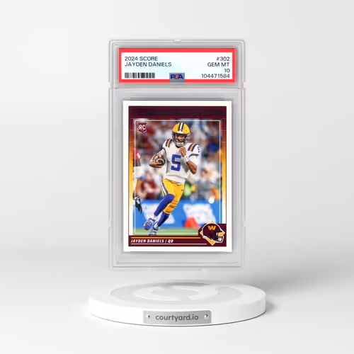 2024 Panini Score #302 Jayden Daniels (PSA 10 GEM MINT)