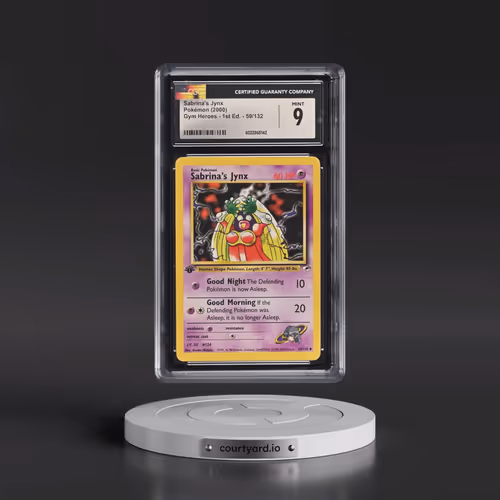 2000 Gym Heroes #59/132 Sabrina's Jynx - 1st Edition 1st Edition (CGC 9 MINT)