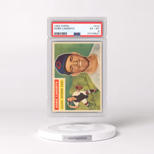 1956 Topps #314 Hobie Landrith (PSA 6 EX-MT)