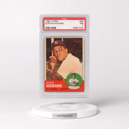 1963 Topps #60 Elston Howard (PSA 7 NM)
