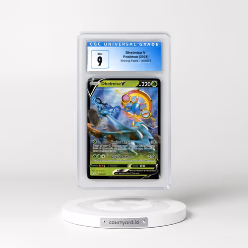 2021 Shining Fates #009/072 Dhelmise V - Holo (CGC 9 MINT)