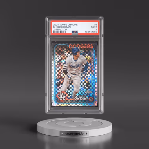 2024 Topps Chrome #1 Shohei Ohtani - X-Fractor (PSA 9 MINT)