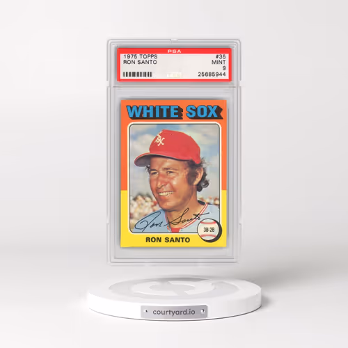 1975 Topps #35 Ron Santo (PSA 9 MINT)