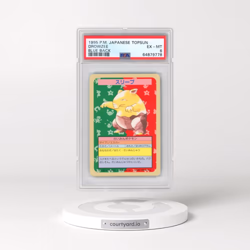 1997 Pokémon Topsun #096 Drowzee - Blue Back (PSA 6 EX-MT)