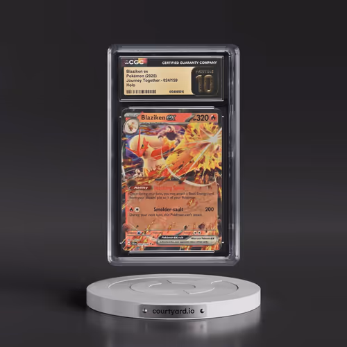 2025 Pokémon Jtg EN-Journey Together #024 Blaziken EX - Holo (CGC 10 PRISTINE)