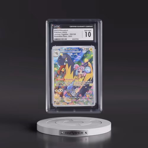2025 Pokémon Jtg EN-Journey Together #163 Iono's Kilowattrel - Illustration Rare (CGC 10 GEM MINT)