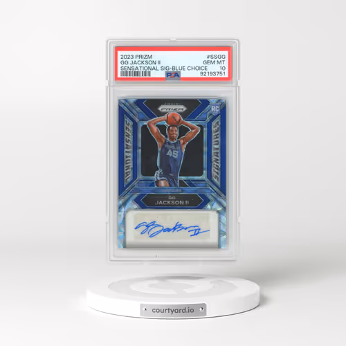 2023 Panini Prizm Sensational Signatures #SSGG GG Jackson II - Blue Choice (PSA 10 GEM MINT)