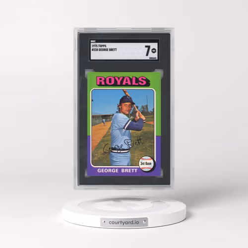 1975 Topps #228 George Brett (SGC 7 NM)