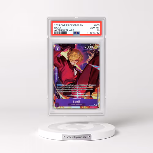 2024 One Piece OP09-Emperors in the New World #065 Sanji - Alternate Art (PSA 10 GEM MINT)