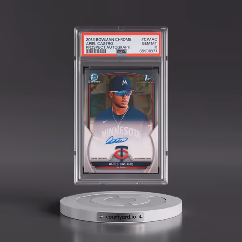 2023 Bowman Chrome Prospect Autographs #CPAAC Ariel Castro (PSA 10 GEM MINT)