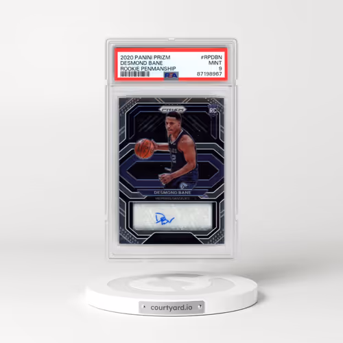 2020 Panini Prizm Rookie Penmanship #RPDBN Desmond Bane (PSA 9 MINT)