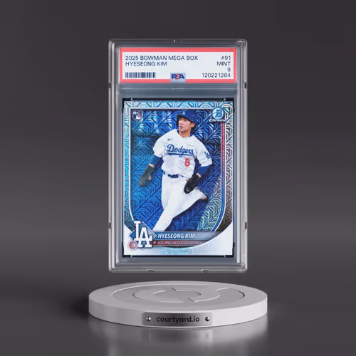 2025 Bowman Mega Box Chrome #91 Hyeseong Kim (PSA 9 MINT)
