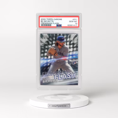 2020 Topps Chrome Freshman Flash #FF1 Bo Bichette (PSA 10 GEM MINT)
