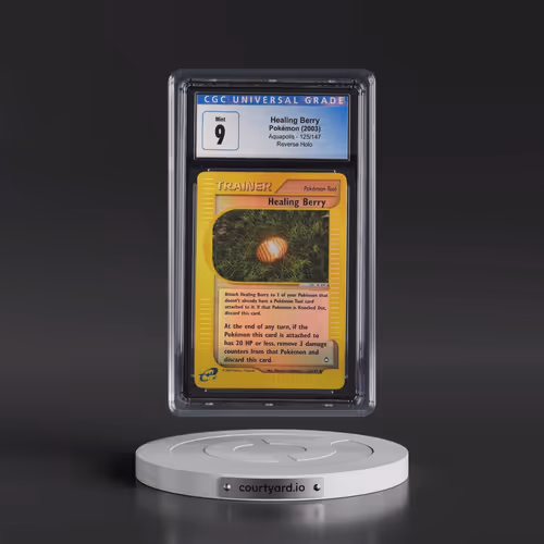 2003 Aquapolis #125/147 Healing Berry - Reverse Holo (CGC 9 MINT)
