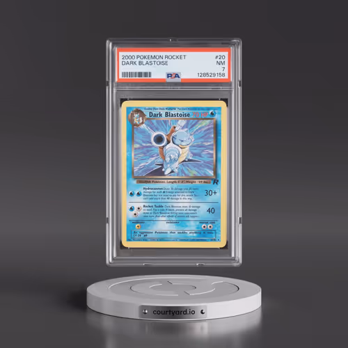 2000 Pokémon Rocket #20 Dark Blastoise (PSA 7 NM)