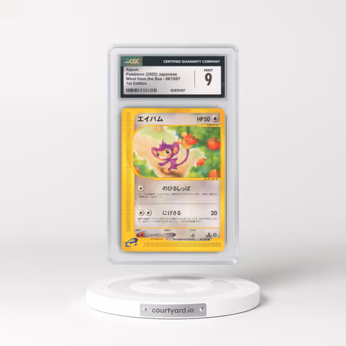2002 Wind from the Sea #067/087 Aipom - 1st Edition (CGC 9 MINT)
