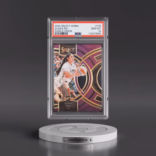 2024 Panini Select WNBA #170 Alissa Pili - Purple Prizm (PSA 10 GEM MINT)