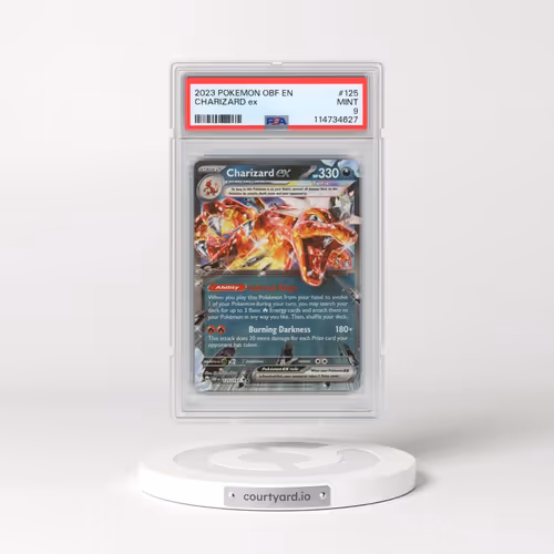 2023 Pokémon Obf EN-Obsidian Flames #125 Charizard EX - Holo (PSA 9 MINT)