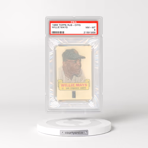 1966 Topps Rub-Offs Willie Mays (PSA 8 NM-MT)