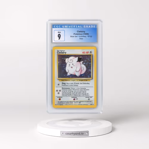 1999 Base Set #5/102 Clefairy - Holo (CGC 9 MINT)
