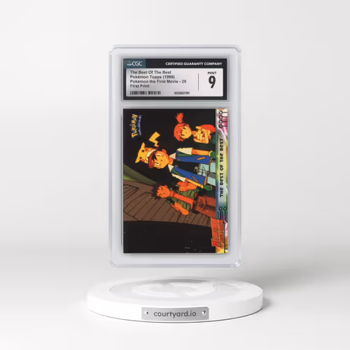 1999 Pokémon the First Movie #20 The Best Of The Best - First Print (Blue Topps Logo) (CGC 9 MINT)