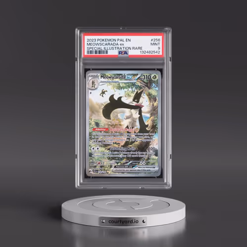2023 Pokémon Pal EN-Paldea Evolved #256 Meowscarada EX - Holo Special Illustration Rare (PSA 9 MINT)