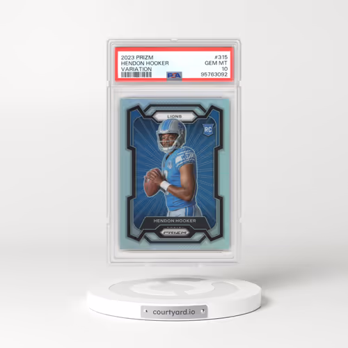 2023 Panini Prizm #315 Hendon Hooker - Variation (PSA 10 GEM MINT)