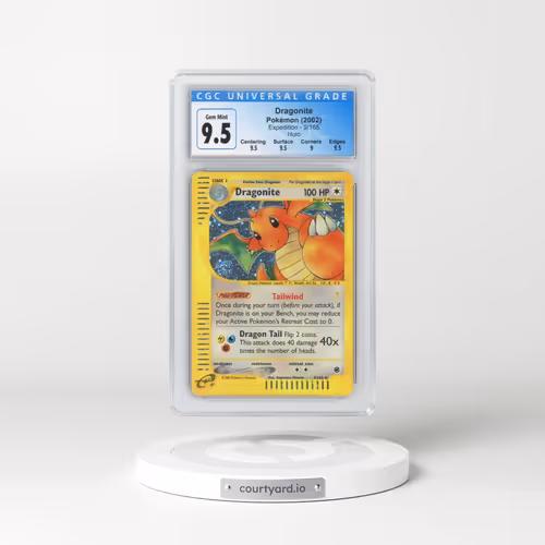 2002 Expedition #9/165 Dragonite - Holo (CGC 10 GEM MINT)