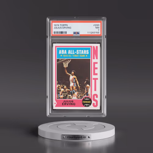 1974 Topps #200 Julius Erving (PSA 7 NM)