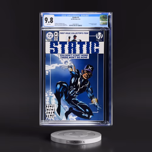 Static #1 CGC 9.8 White Pages (DC/Milestone, 6/93)