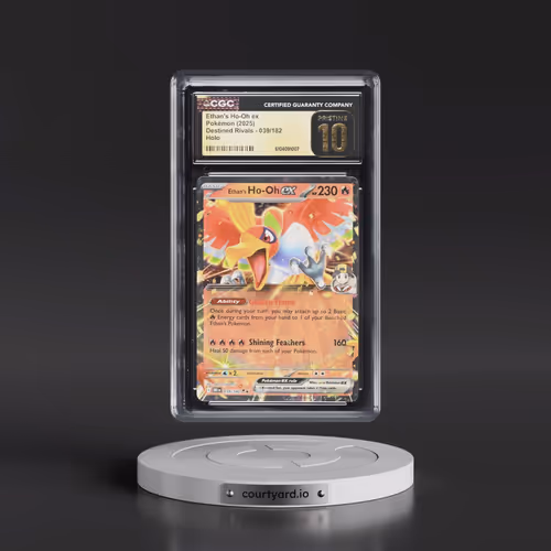 2025 Pokémon Dri EN-Destined Rivals #039 Ethan's HO-Oh EX - Holo (CGC 10 PRISTINE)
