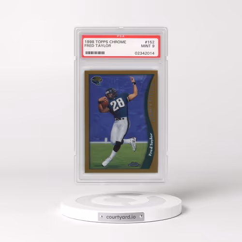 1998 Topps Chrome #152 Fred Taylor (PSA 9 MINT)