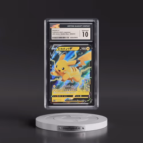 2021 25th Anniversary Golden Box - S8a-G #005/015 Pikachu V - Holo (CGC 10 GEM MINT)