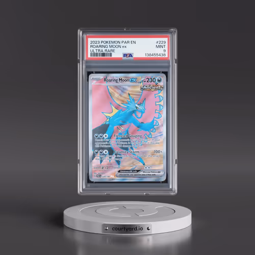 2023 Pokémon Par EN-Paradox Rift #229 Roaring Moon EX - Holo Ultra Rare (PSA 9 MINT)