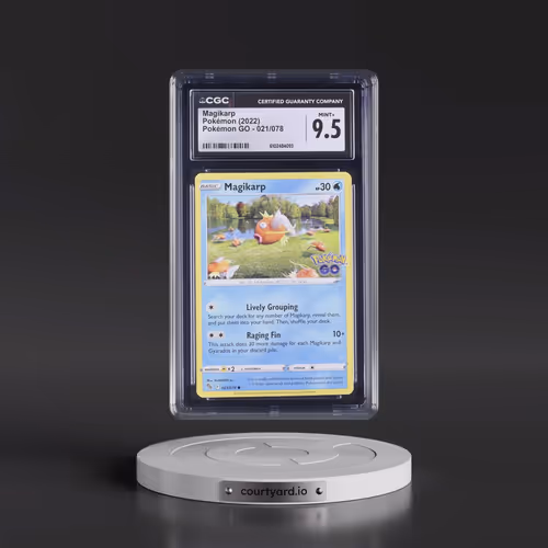 2022 Pokémon GO #021/078 Magikarp (CGC 9.5 MINT+)