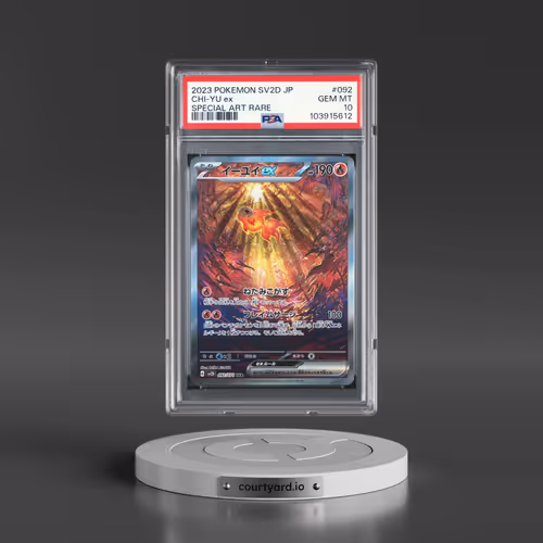 2023 Pokémon Sv2d-Clay Burst #092 Chi-YU EX - Holo Special Art Rare (PSA 10 GEM MINT)