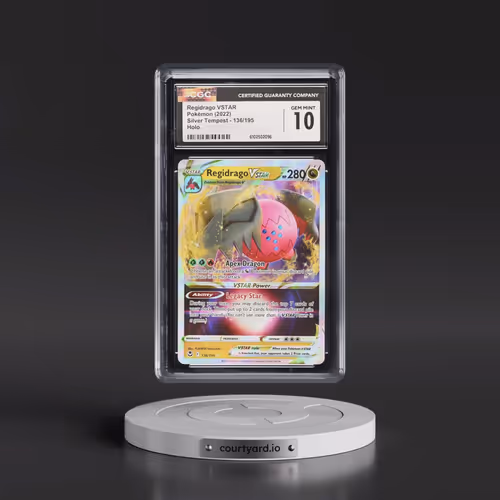 2022 Silver Tempest #136/195 Regidrago VSTAR - Holo (CGC 10 GEM MINT)