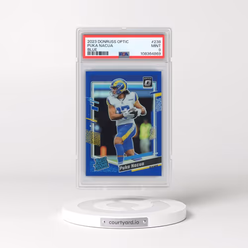 2023 Panini Donruss Optic #238 Puka Nacua - Blue (PSA 9 MINT)
