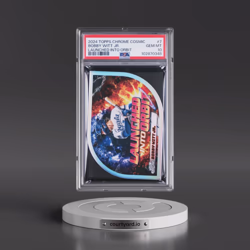 2024 Topps Chrome Cosmic Launched Into Orbit #7 Bobby Witt Jr. (PSA 10 GEM MINT)