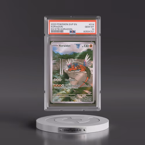 2023 Pokémon Svp EN-SV Black Star Promo #014 Koraidon - Scarlet & Violet Elite Trainer Box-Koraidon