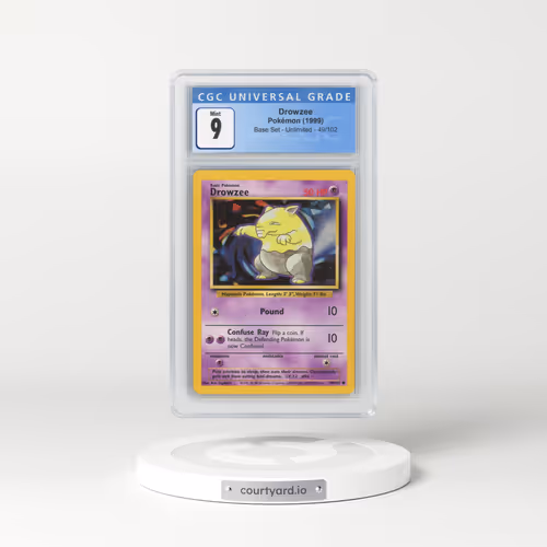 1999 Base Set #49/102 Drowzee (CGC 9 MINT)