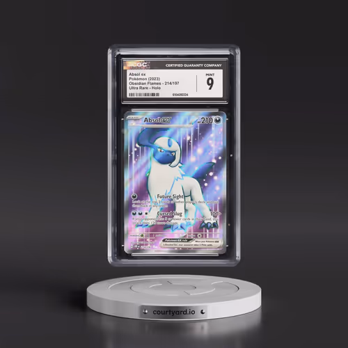 2023 Obsidian Flames - OBF EN #214/197 Absol ex - Ultra Rare Holo (CGC 9 MINT)