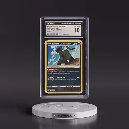 2022 Lost Origin #123/196 Radiant Hisuian Sneasler - Holo (CGC 10 GEM MINT)